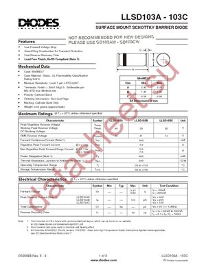 LLSD103A-7 datasheet  